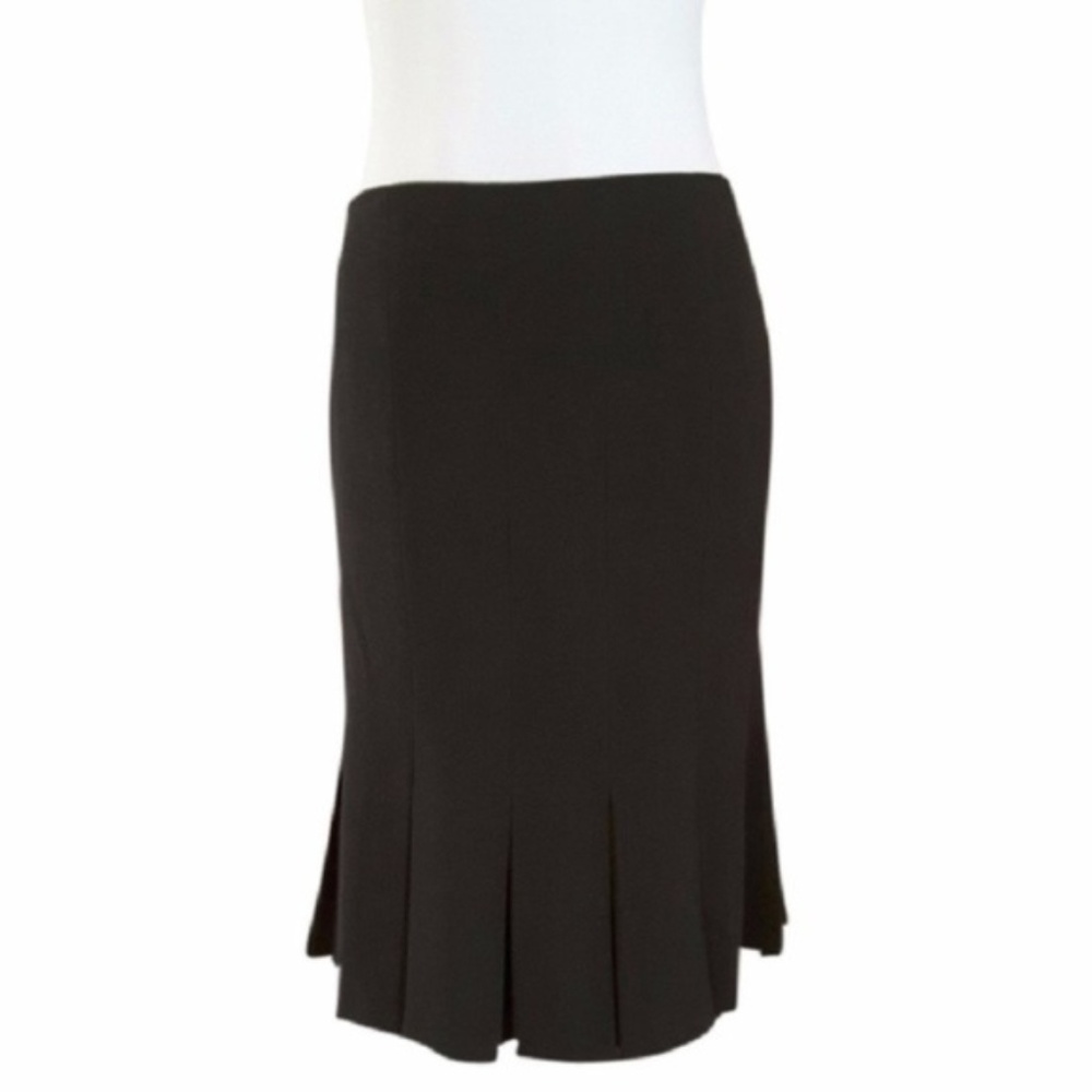 Ab Studio Pleated Pencil Skirt